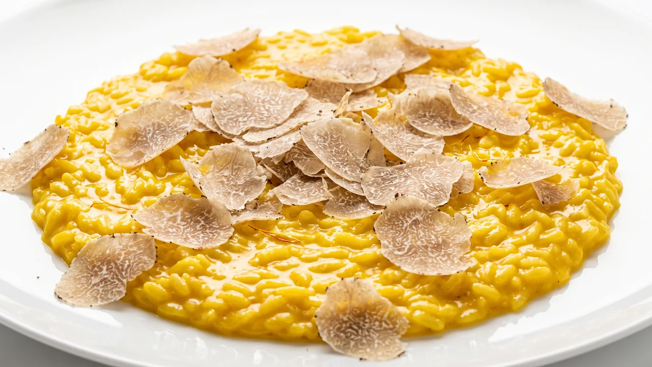 Risotto alla Milanese con Tartufo Bianco Pregiato